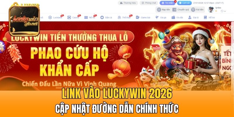Link vào Luckywin 2026