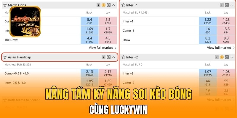 Nâng tầm kỹ năng soi kèo bóng đỉnh cao cùng Luckywin